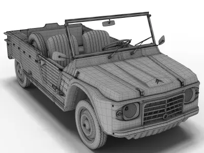 Citroen Mehari 3D model