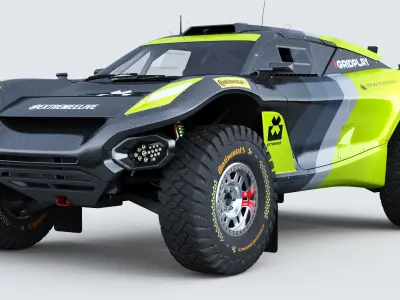 Extreme E E-SUV 2022 Template 3D model