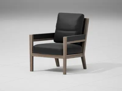 Flexform Margaret Chair UE4 Low-poly 3D model