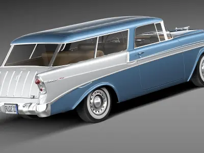 Chevrolet Nomad 1956 3D model
