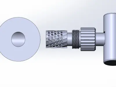 Dental Bone Mill Grinder 3D model