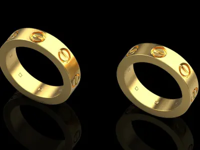 Rings 40166 3D print model