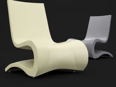 BT design Flow Lounge Chair  3D model