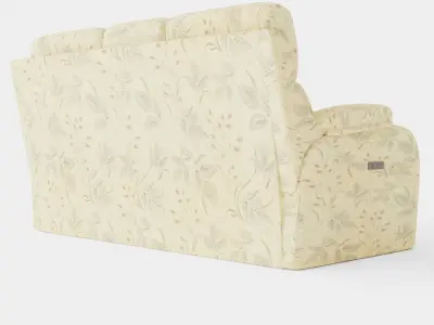 Beige Sofa Low-poly 3D model