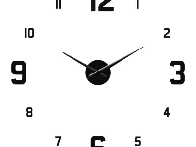 Apollo wall clock 3D model