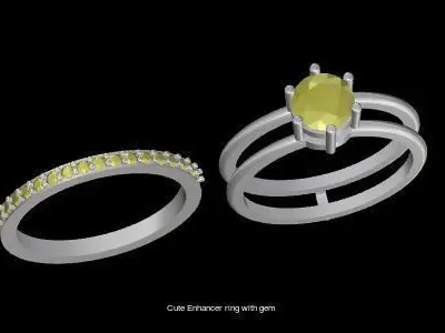 Enhancer ring  set 3 nos 3D Model Pack