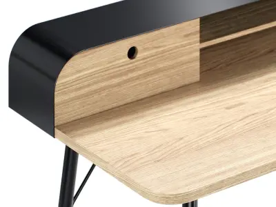 La Redoute Interieurs Jimi Wood and Metal Desk 3D model