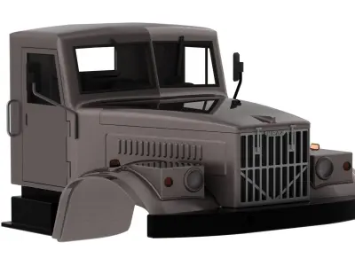 KRAZ 256 3D print model