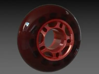 Skate wheel Free 3D model