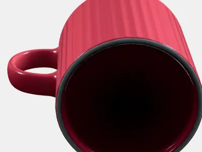 Imperial Mug Low-poly 3D model