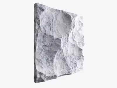216-RockPanel rock on wall 3D model
