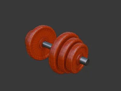Dumbell Gym Set 3D model