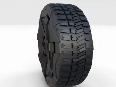 Tesla Cybertruck Wheel 3D model