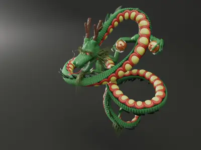 Shenron from Dragon Ball 3D model