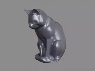 Ceramic Cat 3D model