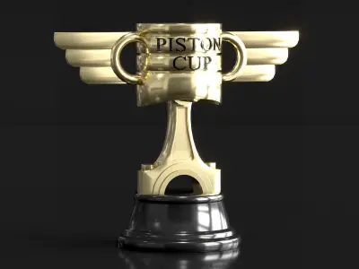 Piston Cup Free low-poly 3D model