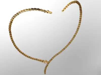 BVLGARI Light Serphenti Necklace 3D print model