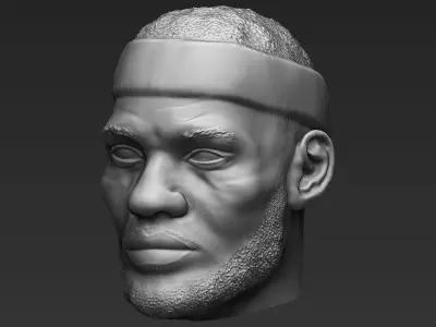 Lebron James standard version only mesh 3D model