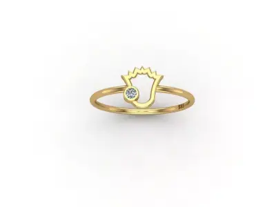 gold ring pint model 3d stl 3D print model order