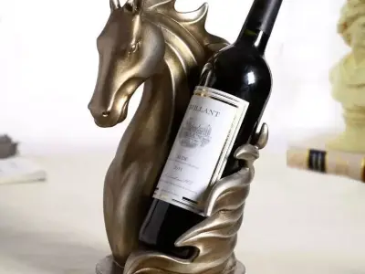 Wine HolderHorse Stand  3D print model