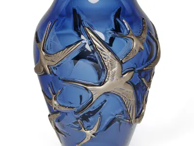 Lalique Vase hirondelles 3D model