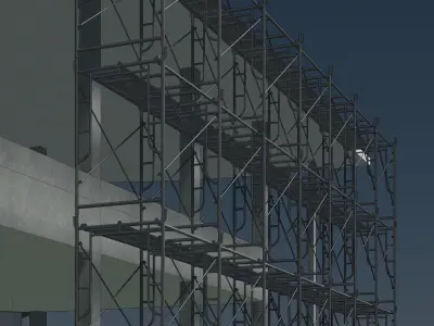 Construction scene 2313 3D model