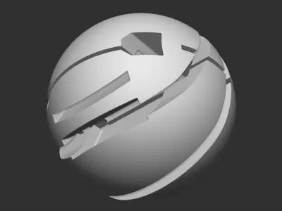 Free Scifi Ball - 3D High Poly Free 3D model