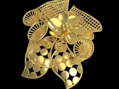 Fusion Gold Rings RAA05 3D print model