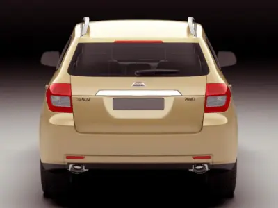 Generic Modern SUV 3D model