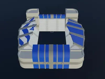 Football Stadium - Israel Low-poly 3D model