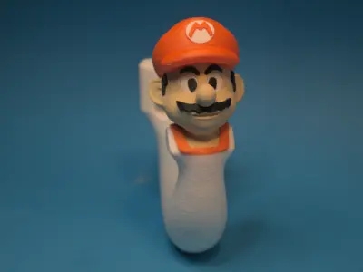 Colored Super Mario Hook 3D print model