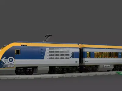 LEGO City - Passenger Train 2018 3D model