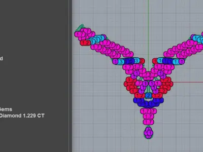 Mesmerizing Geometric Necklace 3D print model