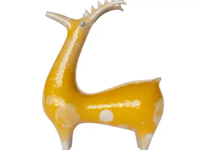 pottery deer 2 3D model