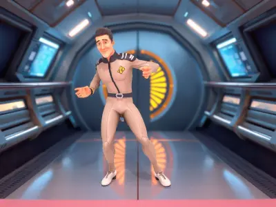 Heroic Spacer Model Pack Low-poly 3D model