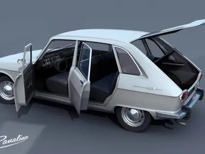 Renault 16 TS - 1970 3D model