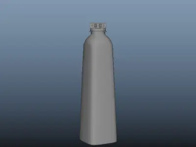 Luxury water bottle design 3D model Low-poly 3D model