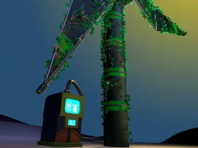 Windmill ivy eco 3D model