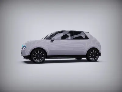 Honda E 2020 3D model