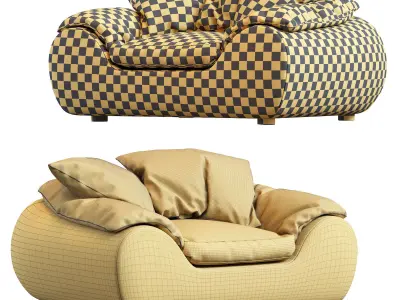 ILARIA Armchair 3D model