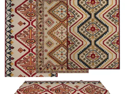 Rugs No 183 Low-poly 3D model