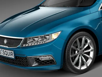 Generic Luxury Sedan 2016 3D model