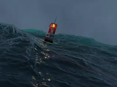 Ocean lighthouse in Free 3D model