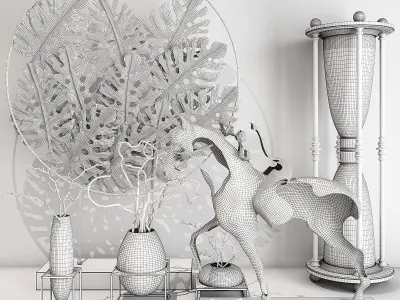 Decor set 40 3D model