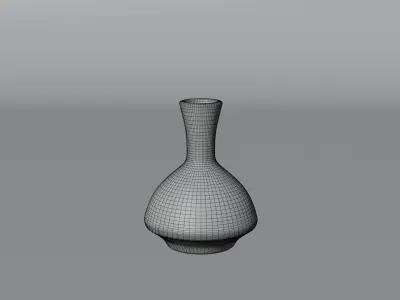 Modern ceramic vases 3D model 3D model
