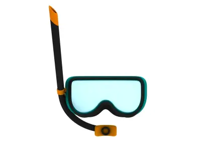 Diving Mask  3D model