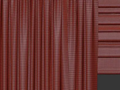 Curtain Set M53 3D model