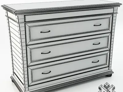 Chest of Drawers - Diamond 3D model