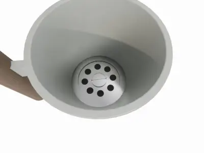 Mug with Drain Cover for Pure Sip 3D print model