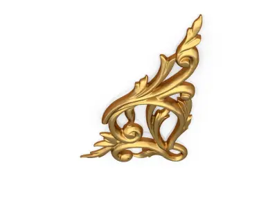 Classic decor ornament 158 3D model